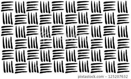 Abstract grunge pattern, knitting pattern hand drawn with dry brush, yarn knitting design in the form of brush strokes, background with knitted texture, imitation of wool, pattern with noisy texture 125207632