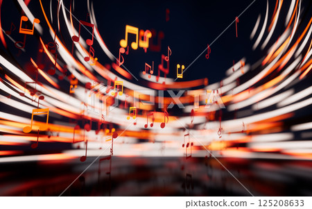 symphony, harmony, notes 125208633