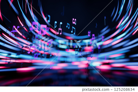 symphony, harmony, notes 125208634