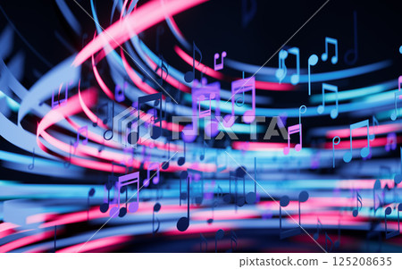 symphony, harmony, notes 125208635