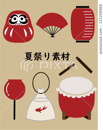 Summer festival material 125208968
