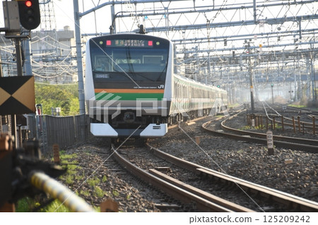 東海道線鎌倉（客運貨運）鐵路道口 125209242