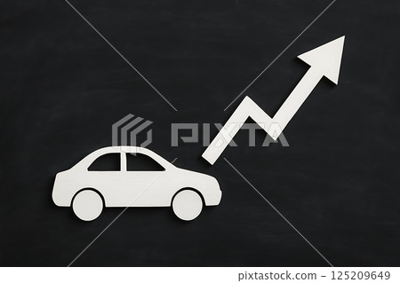 汽車關稅上調 木紋圖與世界經濟 5“AI生成的圖像” 125209649