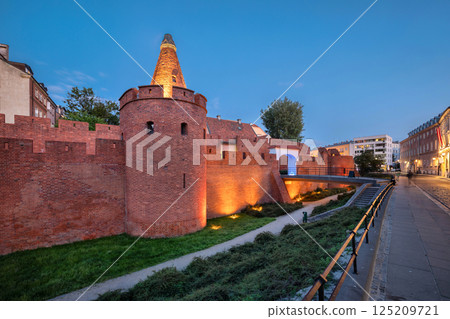 City walls of Warsaw 125209721