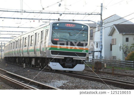 東海道線鎌倉(客運貨運)鐵路道口 東海道線鎌倉(客運貨運)鐵路道口 125210033