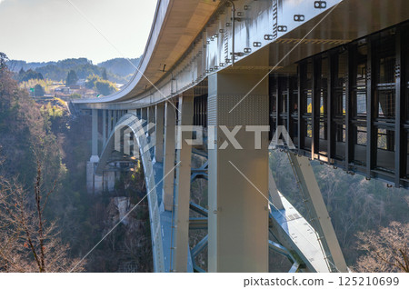 [Steel arch] Sky Walk Tenryukyo [Iitaka Road] 125210699