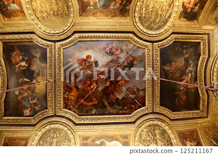 世界遺產凡爾賽宮的天花板 125211167