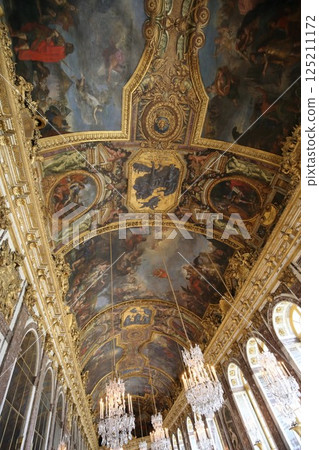 Ceiling of the Palace of Versailles, a World Heritage Site 125211172