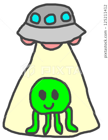 來自外太空的可愛外星入侵者插圖 125211412