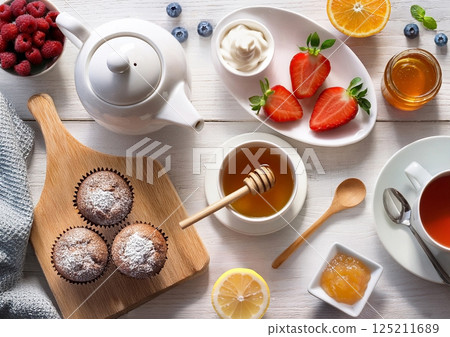 有趣的茶時間表 125211689