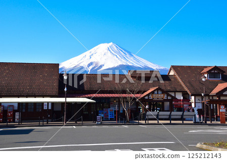 富士山麓電鐵河口湖站 富士山 125212143
