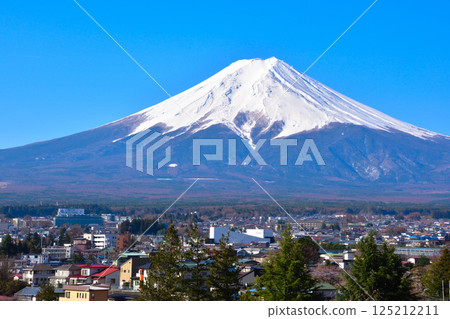 Spring Fujiyoshida city Mt. Fuji Spring Fujiyoshida city Mt. Fuji 125212211