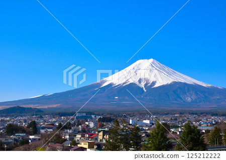 Spring Fujiyoshida city Mt. Fuji Spring Fujiyoshida city Mt. Fuji 125212222