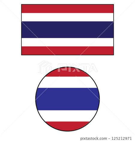 vectors illustration thailand flag icon symbol design vectors illustration thailand flag icon symbol design 125212971