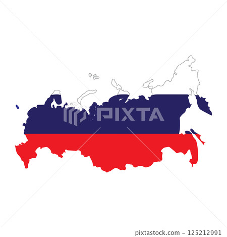 vectors illustration icon russia flag symbol design 125212991