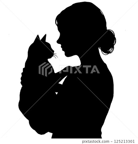 婦女和貓 婦女和貓 125213301