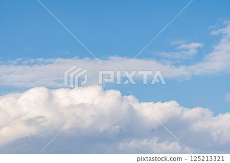 Clouds floating in the blue sky Clouds floating in the blue sky 125213321