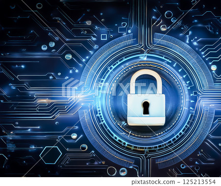 Cybersecurity: Image material for the concept of digital security Cybersecurity: Image material for the concept of digital security 125213554
