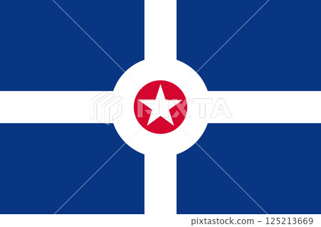 Indianapolis - flag Indianapolis - flag 125213669