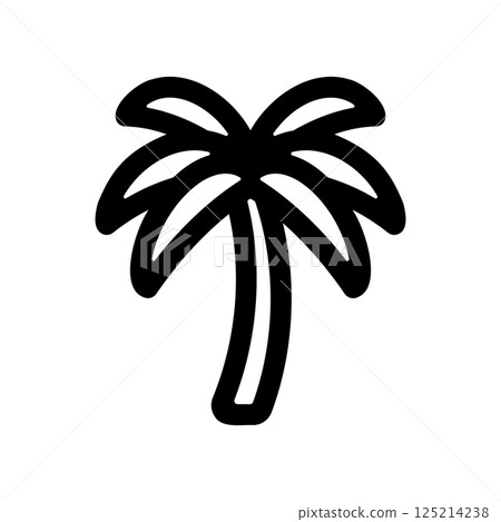 棕櫚樹圖標說明 棕櫚樹圖標說明 125214238