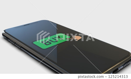 Smartphone with Buy button on the screen Smartphone with Buy button on the screen 125214313