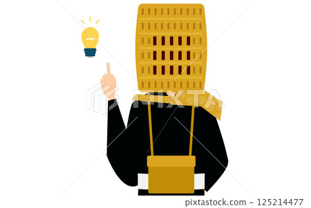 佛教僧侶提出想法的簡單圖示 125214477