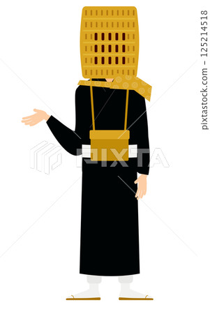 佛教僧侶談話的簡單插圖 佛教僧侶談話的簡單插圖 125214518