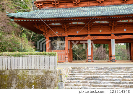 World Heritage Site Mount Koya: Western Entrance Daimon Gate, Wakayama Prefecture 125214548