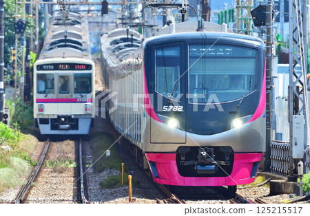 鐵路:私鐵:京王電鐵5000系列(第2代)、7000系列明大前~下高道之間 鐵路:私鐵:京王電鐵5000系列(第2代)、7000系列明大前~下高道之間 125215517