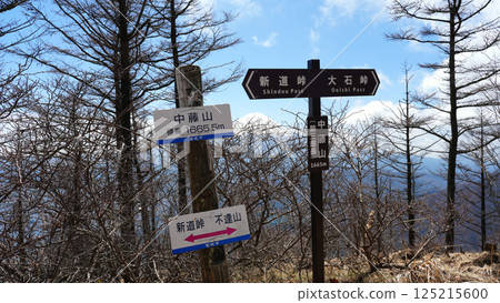 中藤山山頂_禦坂山脈 125215600