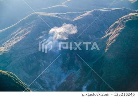 Floating White Clouds in Datun Mountain Valley, Beitou's, Taiwan. Floating White Clouds in Datun Mountain Valley, Beitou's, Taiwan. 125216246