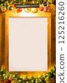 Christmas frame copy space 125216260