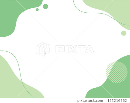 Fluid shapes background illustration material Flat hand drawn fluid shapes 125216562