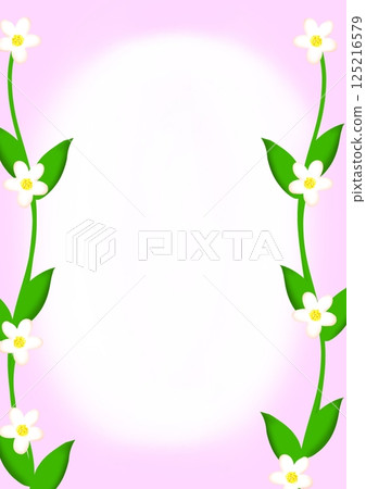 Wild flower frame Wild flower frame 125216579