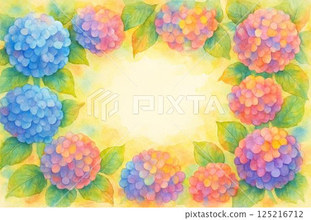 Frame material: Hydrangea 125216712