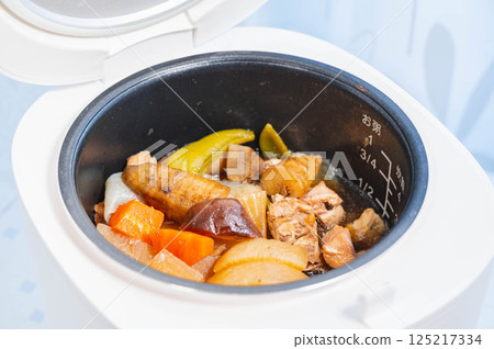 用電鍋輕鬆煮的築前飯 用電鍋輕鬆煮的築前飯 125217334
