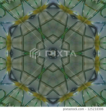 Stainless steel print design for wallcovering, wrapping paper, tiles, window grill, main door, stair railing etc 125218306