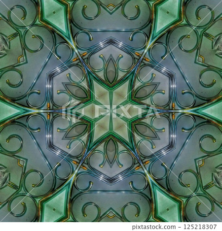 Stainless steel print design for wallcovering, wrapping paper, tiles, window grill, main door, stair railing etc 125218307