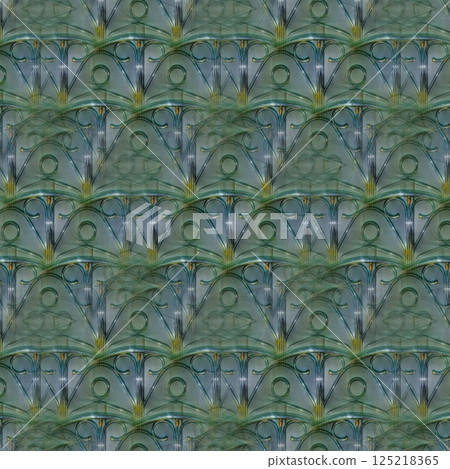 Stainless steel print design for wallcovering, wrapping paper, tiles, window grill, main door, stair railing etc 125218365