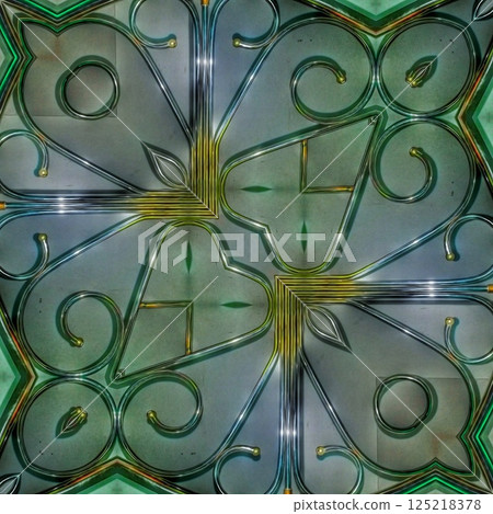 Stainless steel print design for wallcovering, wrapping paper, tiles, window grill, main door, stair railing etc Stainless steel print design for wallcovering, wrapping paper, tiles, window grill, main door, stair railing etc 125218378