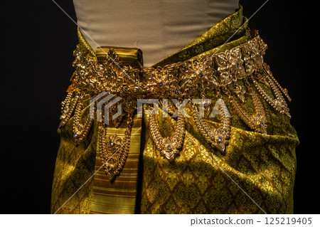 close detail of Khmer apsara performer of traditional dance in cambodia close detail of Khmer apsara performer of traditional dance in cambodia 125219405