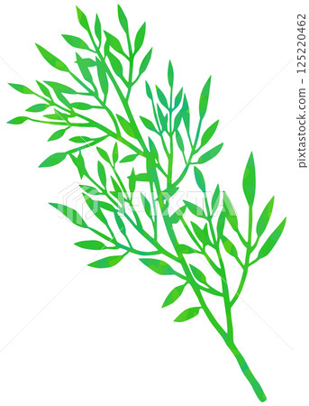 竹子七夕素材裝飾向量 125220462