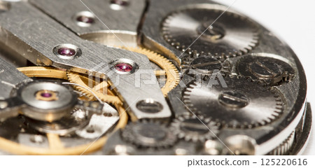 clockwork old mechanical watch, high resolution and detail clockwork old mechanical watch, high resolution and detail 125220616