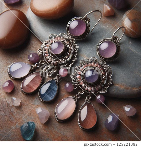 Bracelets made with natural stones 125221382
