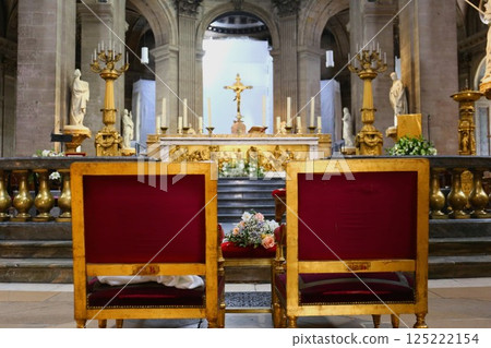 聖敘爾比斯教堂的祭壇,巴黎第二大教堂 聖敘爾比斯教堂的祭壇,巴黎第二大教堂 125222154