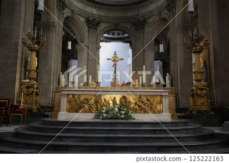 The altar of the Saint-Sulpice Church, the second largest in Paris The altar of the Saint-Sulpice Church, the second largest in Paris 125222163