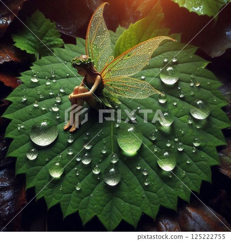 Fairies living in the forest 125222755