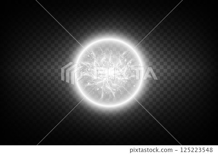 Dynamic and Glowing Abstract Illumination Design Featuring Radiant Energy and Striking Visual Effects 125223548