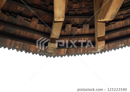 Intricate and detailed Wooden Architecture found underneath this striking structure Intricate and detailed Wooden Architecture found underneath this striking structure 125223590