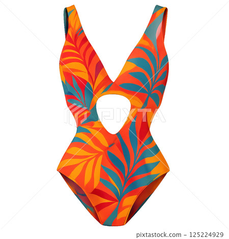 Vibrant Swimsuit Design Featuring Bold Colors and Stylish Cutouts for Summer Fun Vibrant Swimsuit Design Featuring Bold Colors and Stylish Cutouts for Summer Fun 125224929